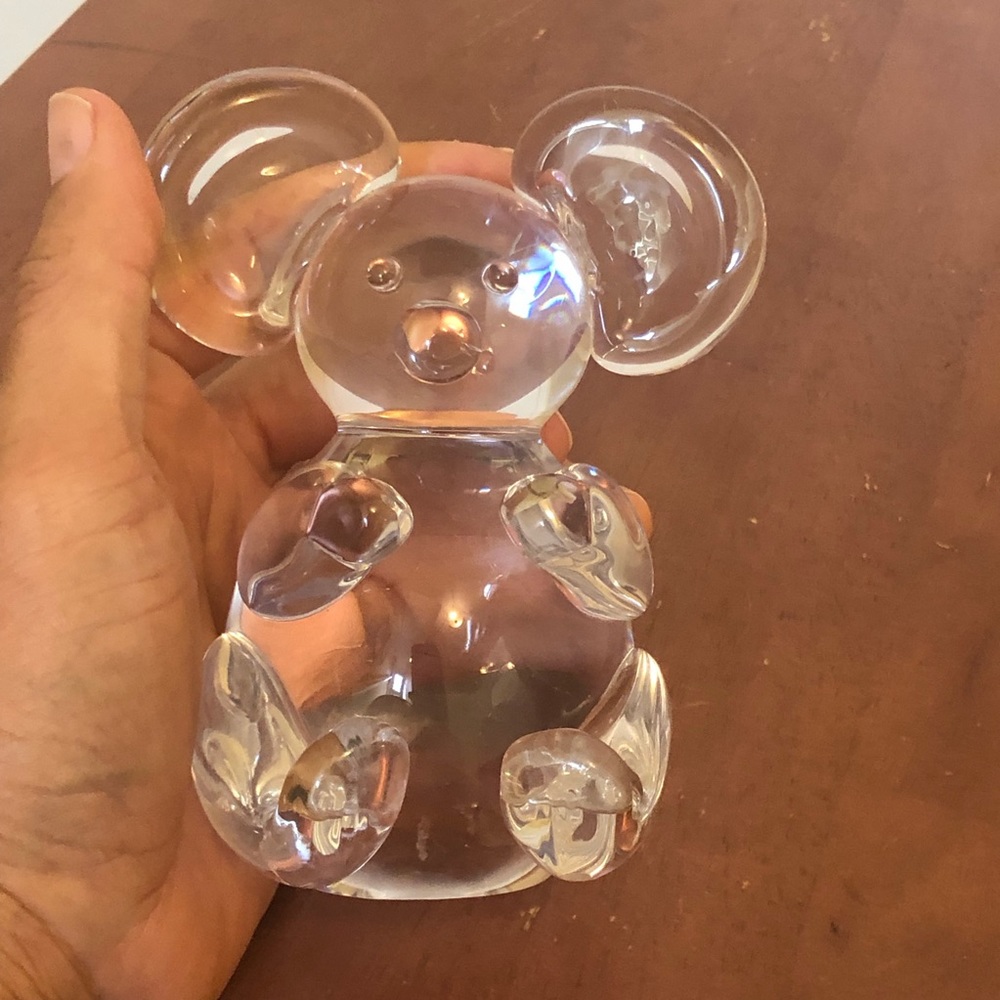 Maleras Swedish Handmade Art Glass Signed Sculpture Koala Large figurine Vintage